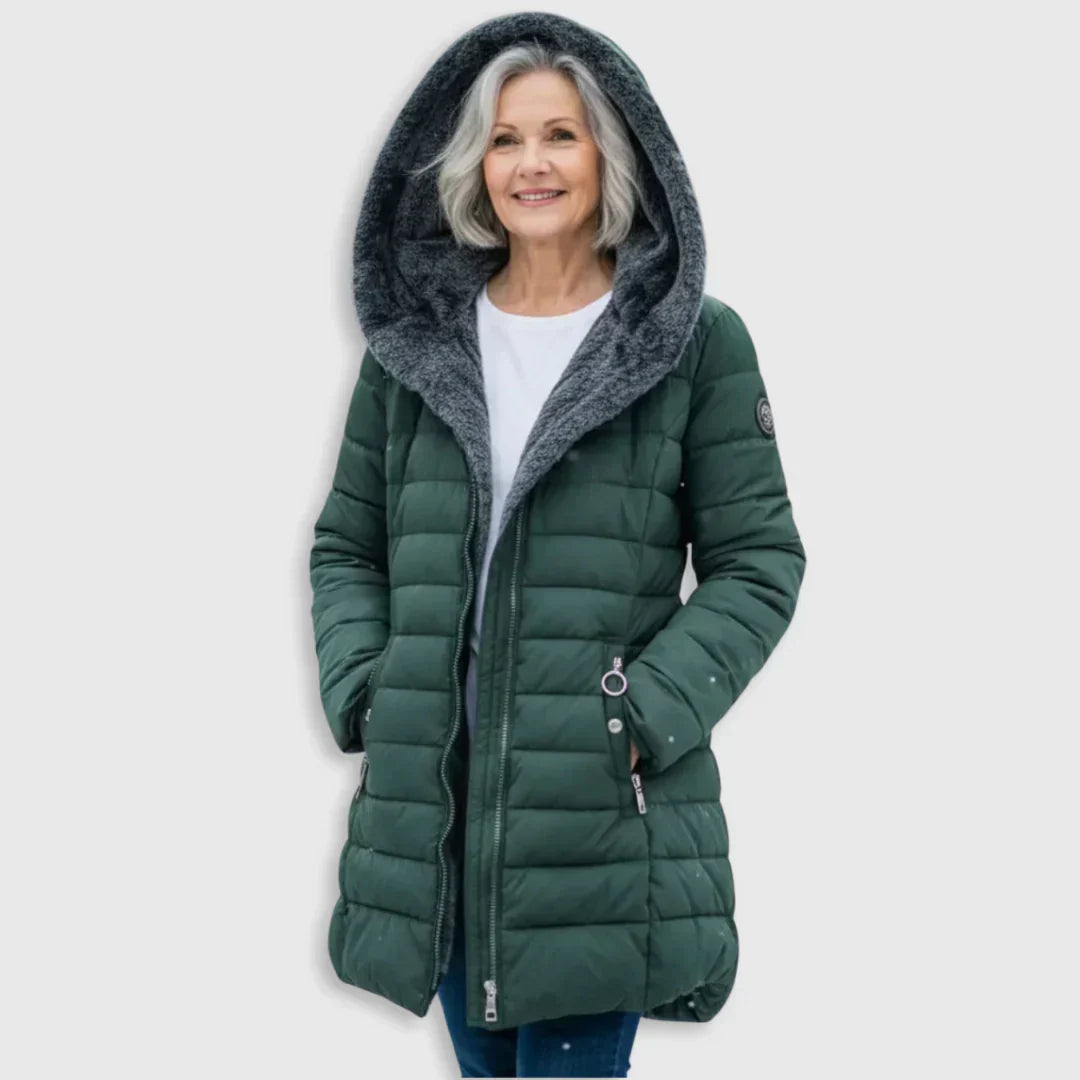 Georgina | Manteau d'Hiver Matelassé