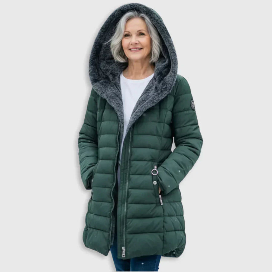 Georgina | Manteau d'Hiver Matelassé