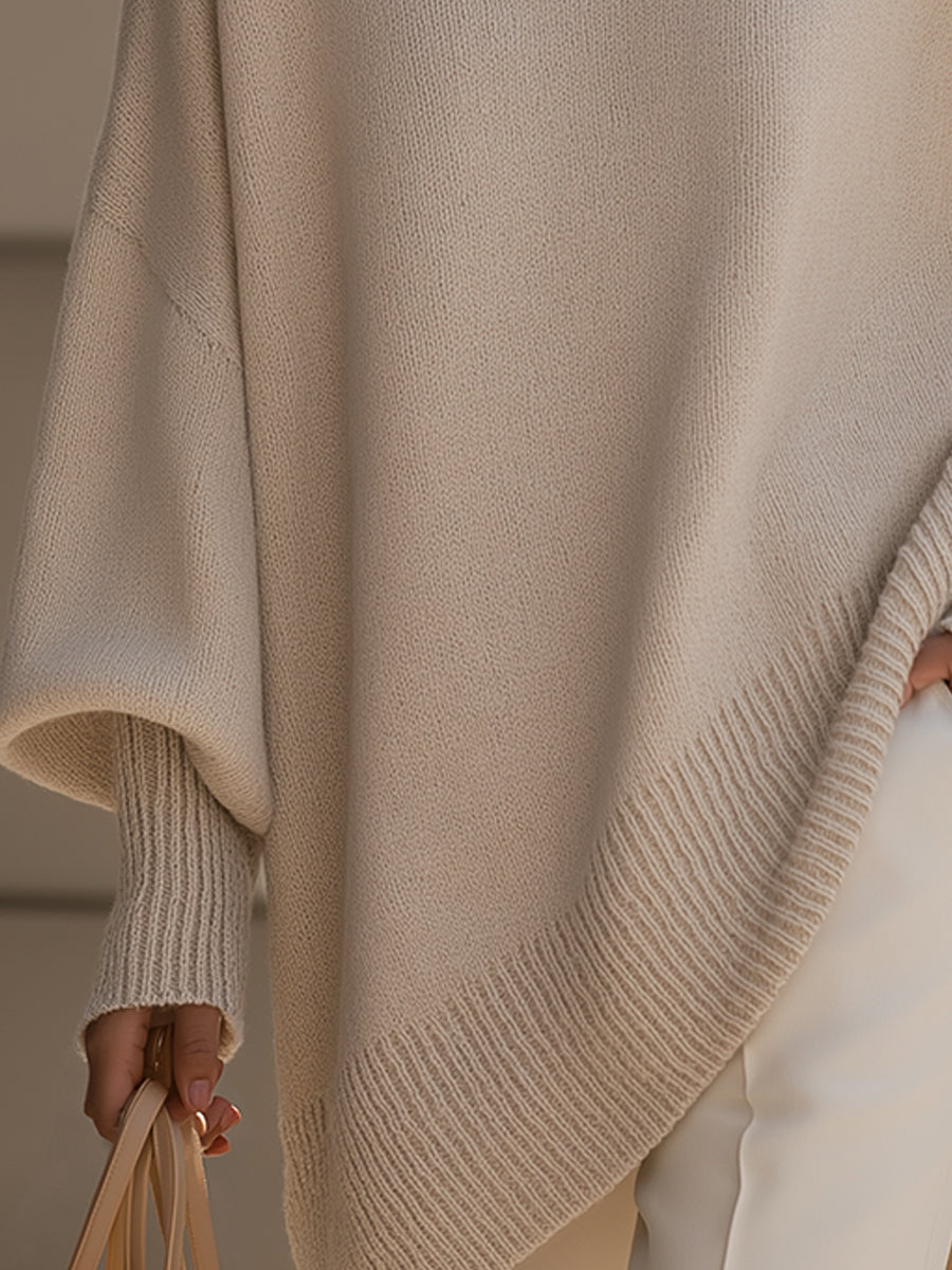 Lucinda | Relaxed Knit Poncho