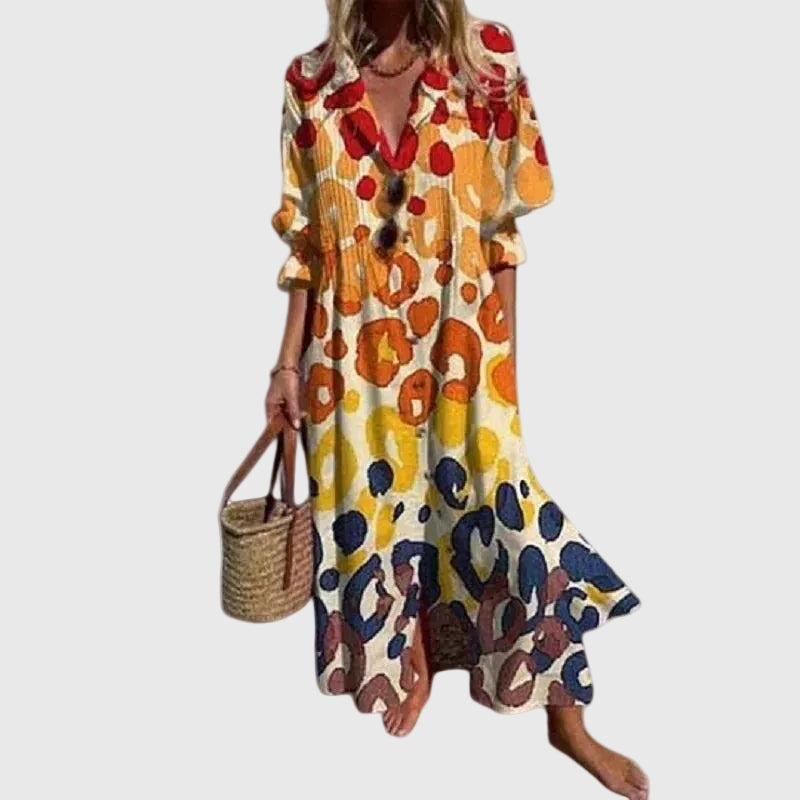 Fontaine™ | Zariah – Robe maxi bohémienne élégante