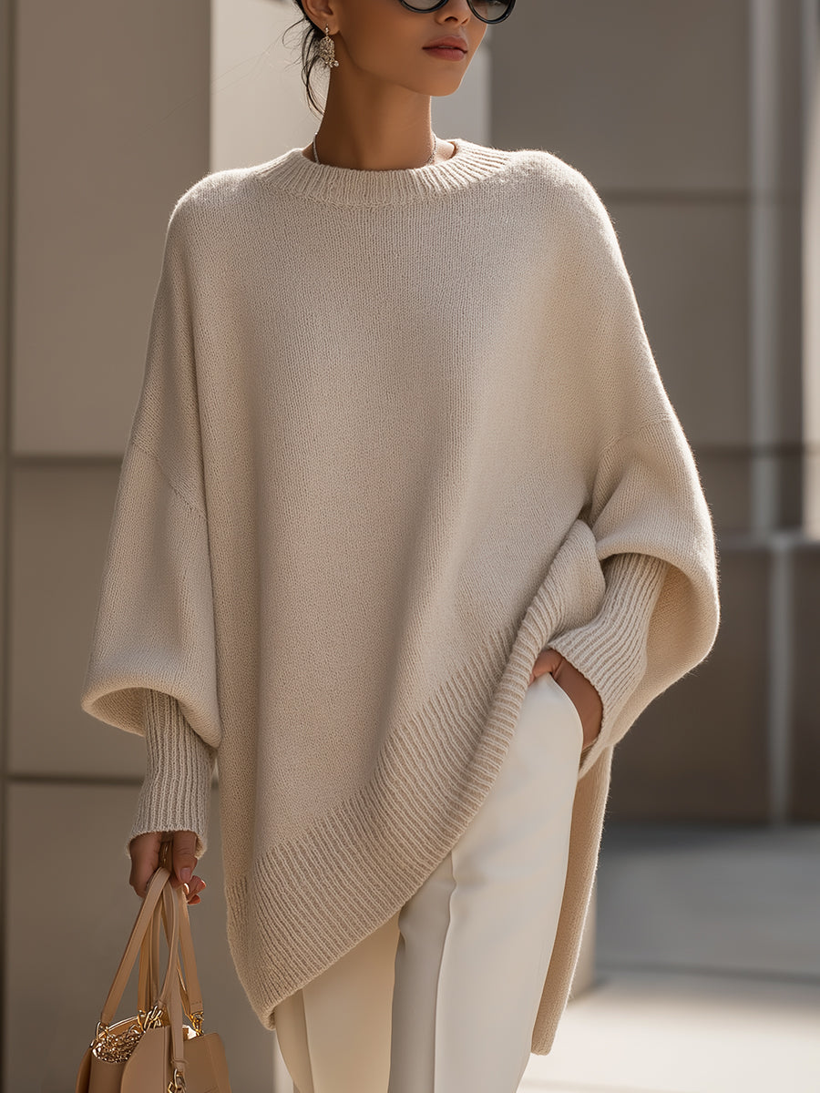 Lucinda | Relaxed Knit Poncho