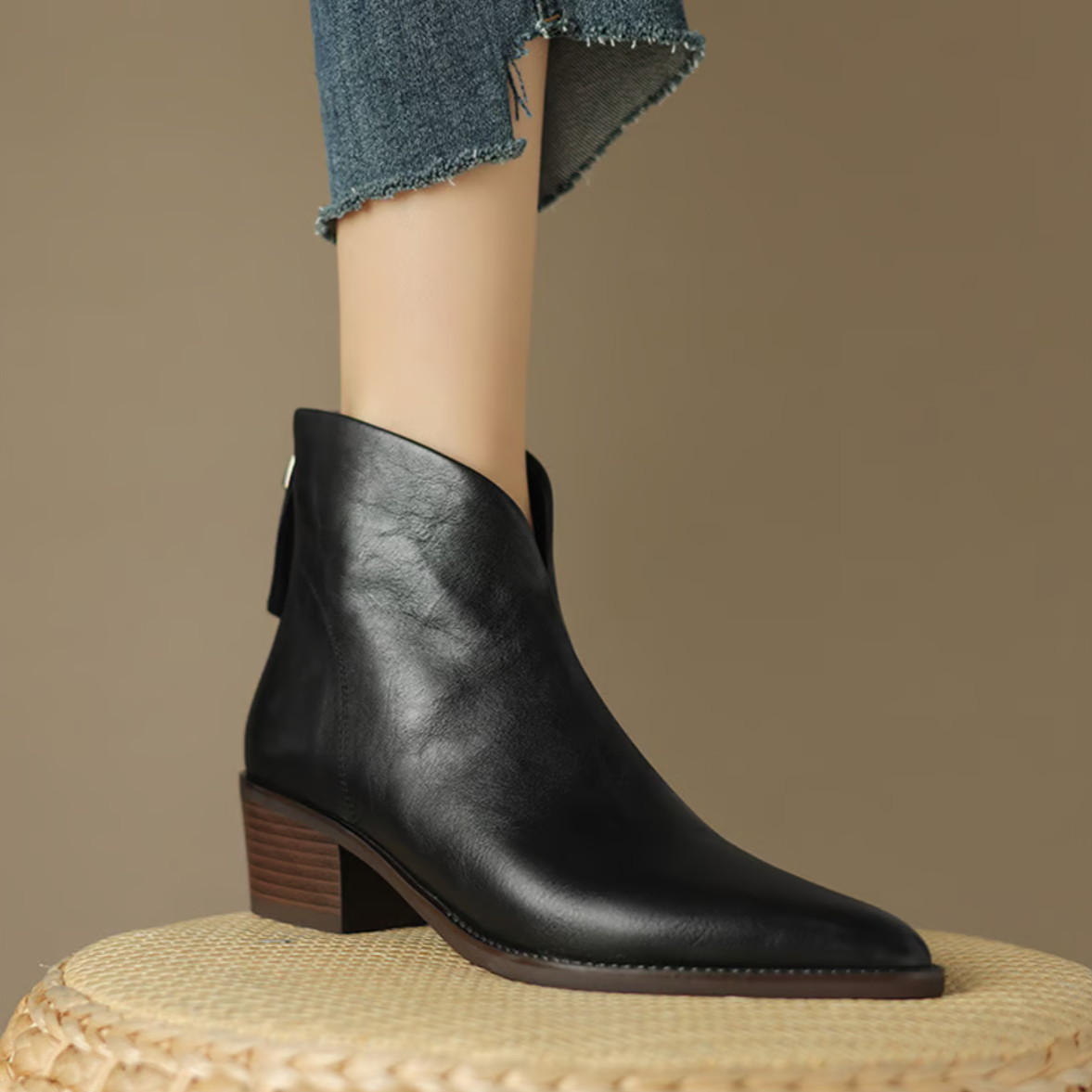 FONTAINE | Bottines Élégantes en Cuir