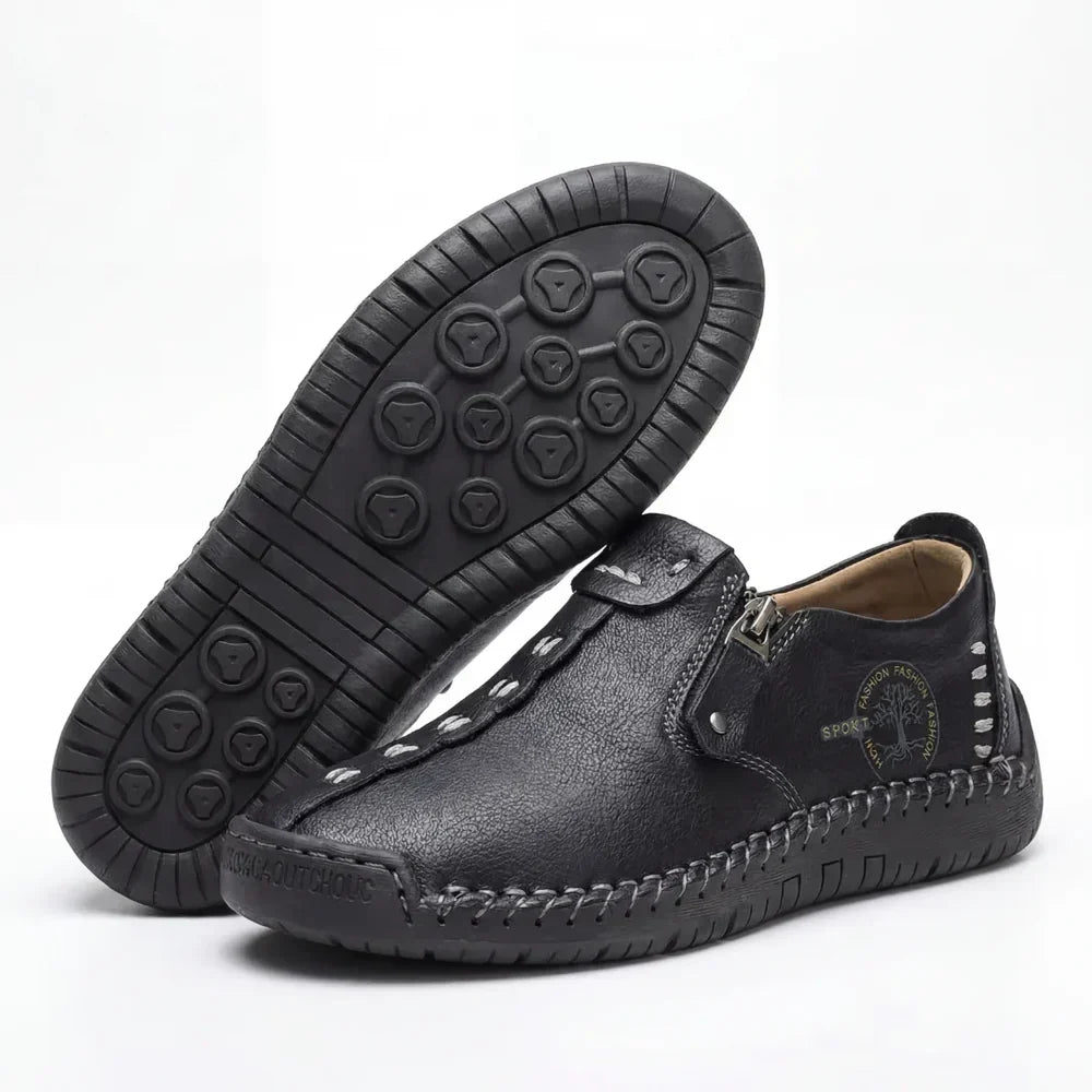 FONTAINE | Mocassins Orthopédiques Confort Zippés Élise