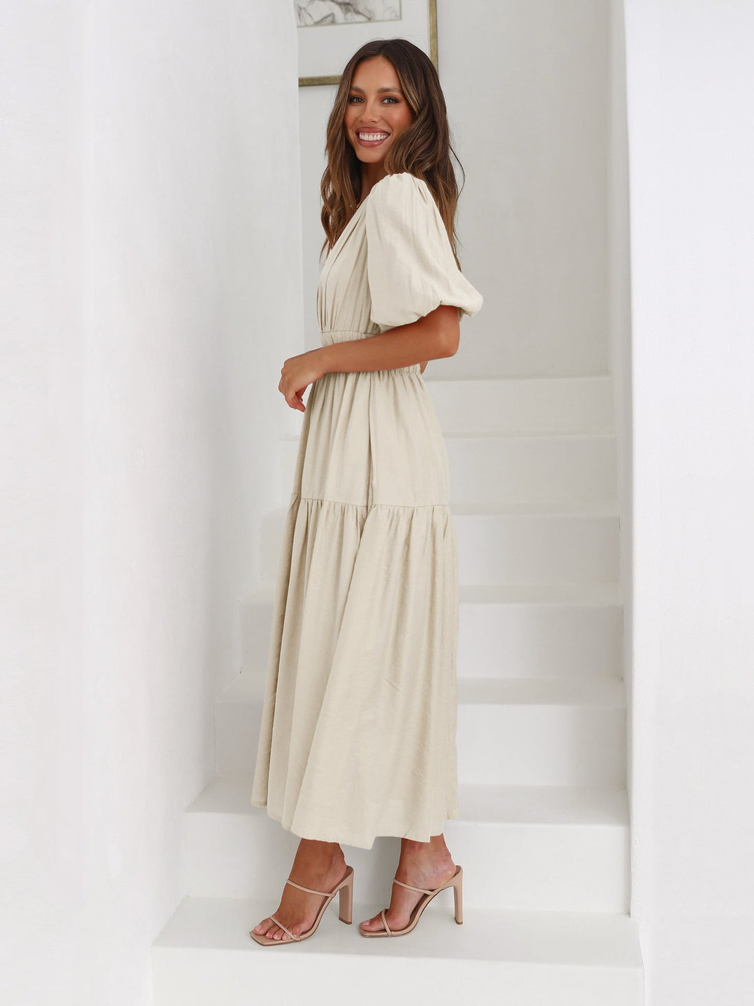 Alexandria™ | Puff Sleeves Dress
