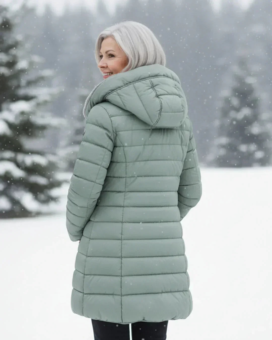Georgina | Manteau d'Hiver Matelassé