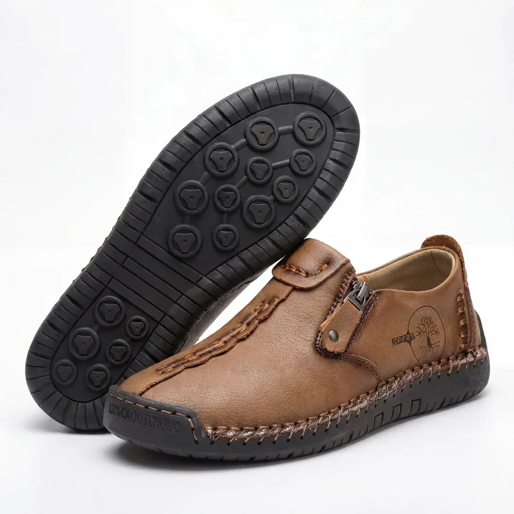 FONTAINE | Mocassins Orthopédiques Confort Zippés Élise