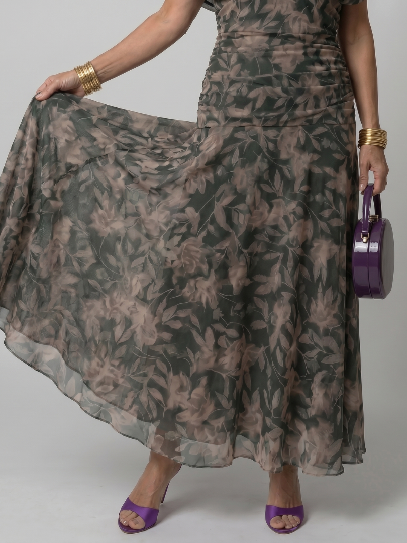 Calen | Off-Shoulder Flowy Midi Dress