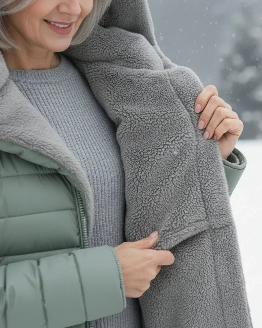 Georgina | Manteau d'Hiver Matelassé