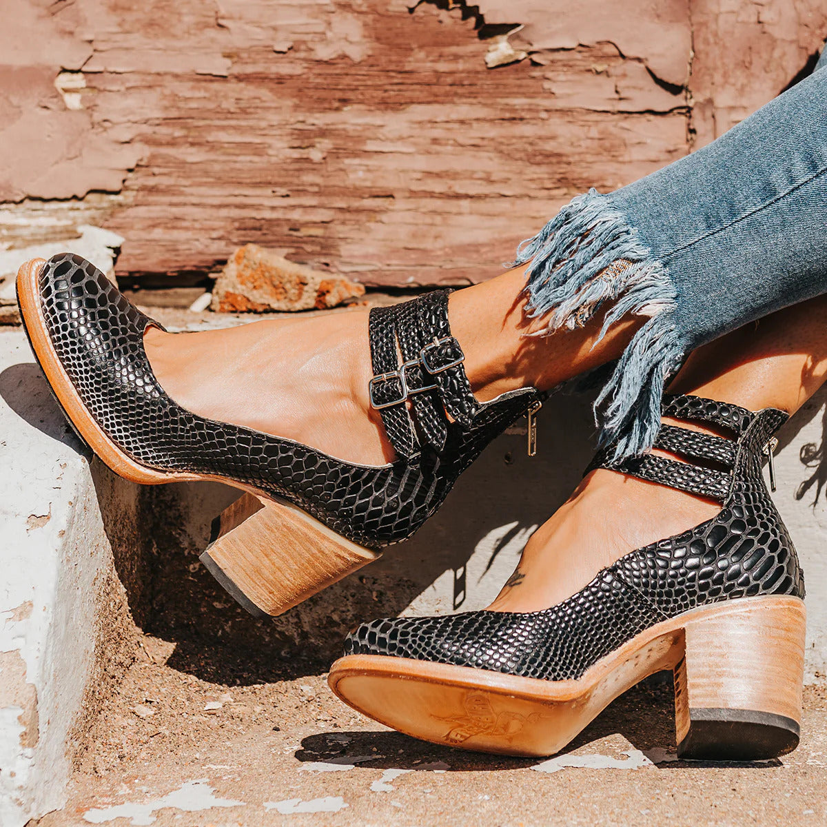 FONTAINE | Bottines Élégance Western Chic