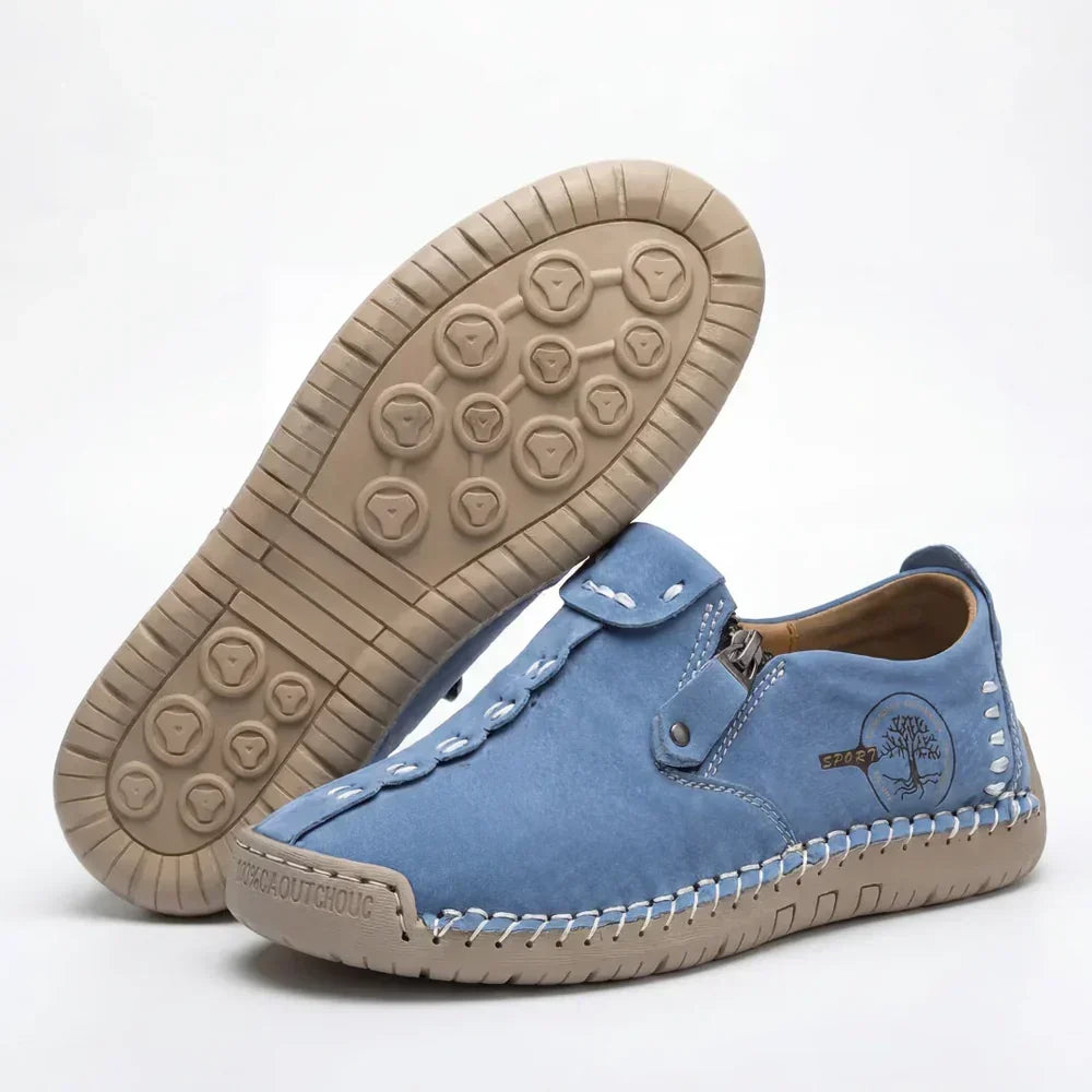 FONTAINE | Mocassins Orthopédiques Confort Zippés Élise