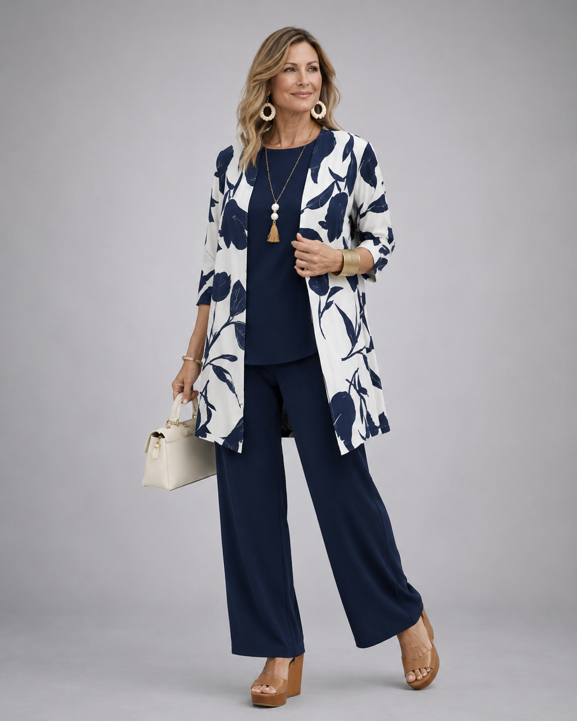 Colette™ | Élégant Ensemble de Trois Pièces avec Imprimé