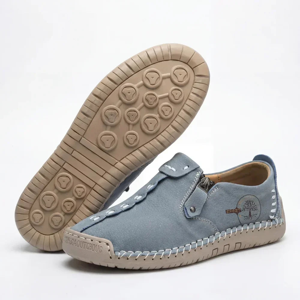 FONTAINE | Mocassins Orthopédiques Confort Zippés Élise