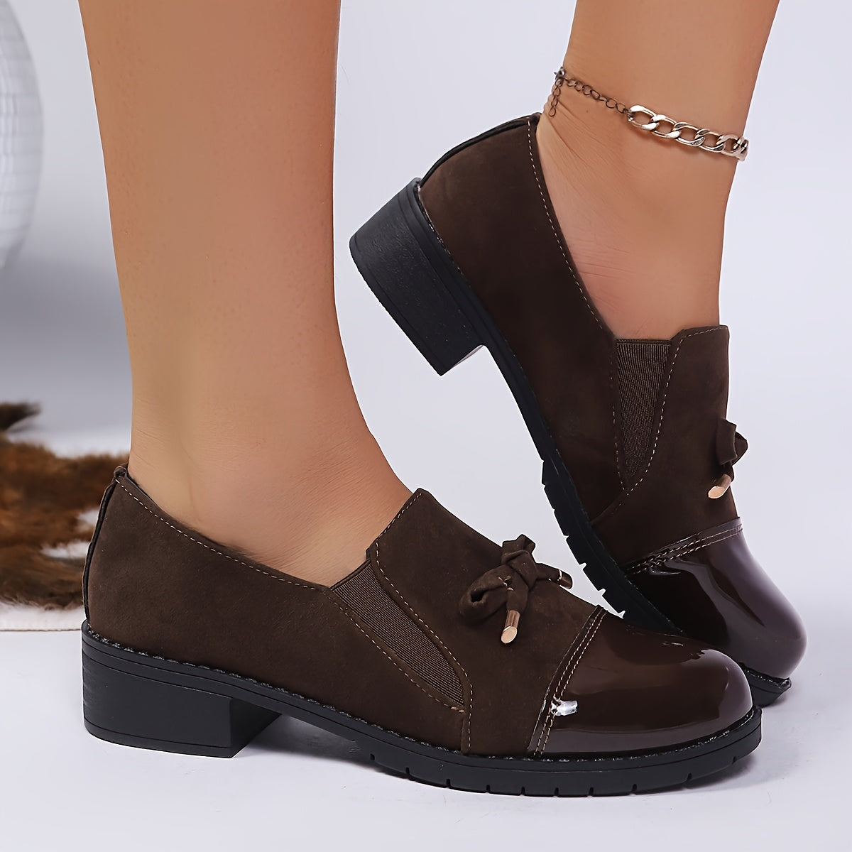 FONTAINE | Mocassins Confort Bout Verni Camille