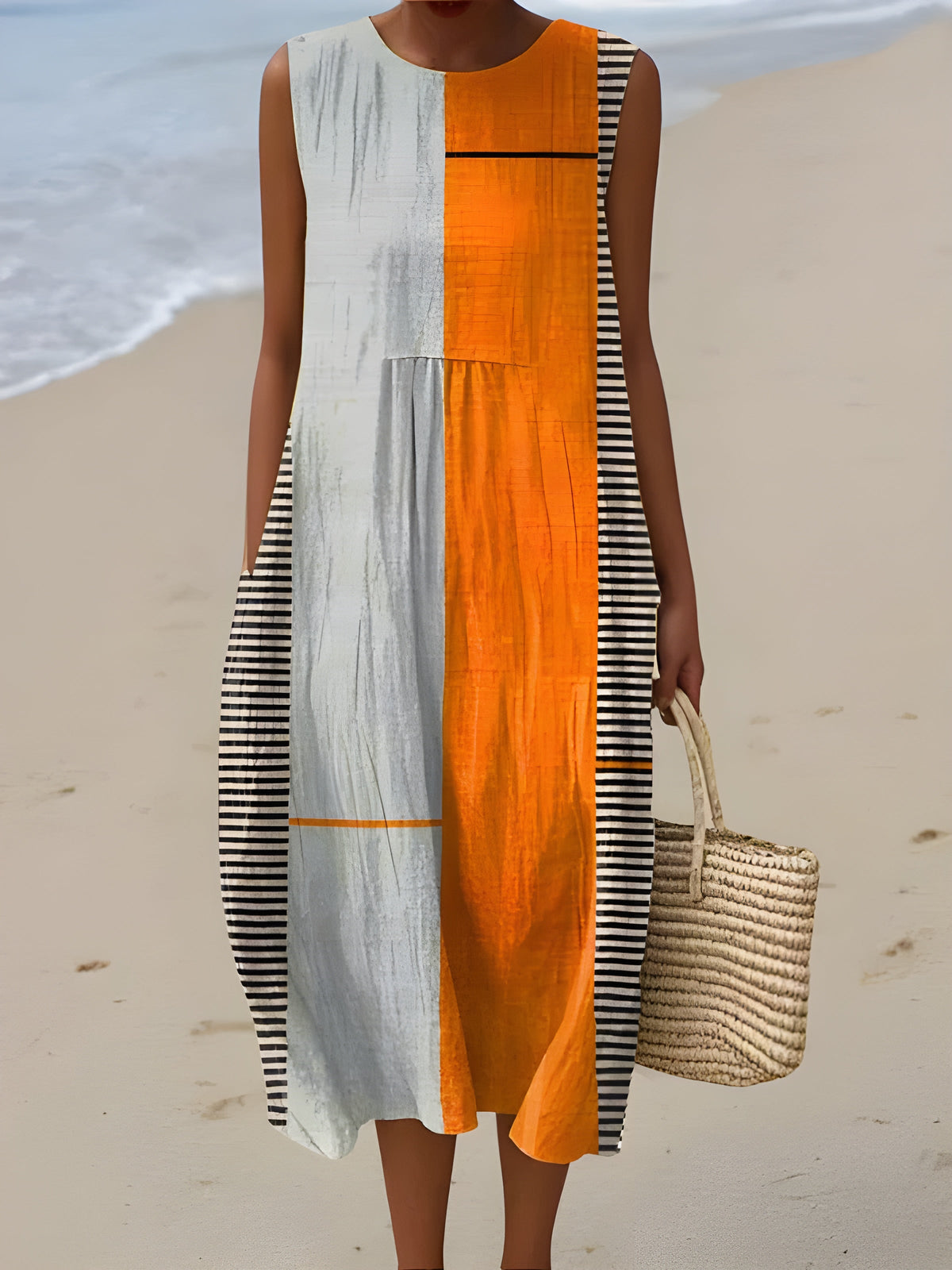 May™ Colorblock Midi Dress