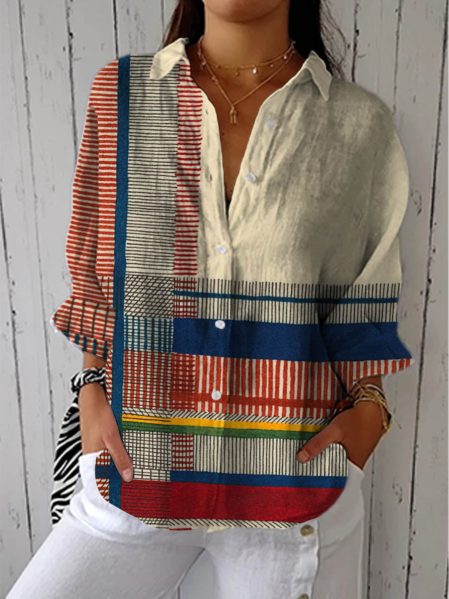 Yasmin™ Artistic Pattern Blouse