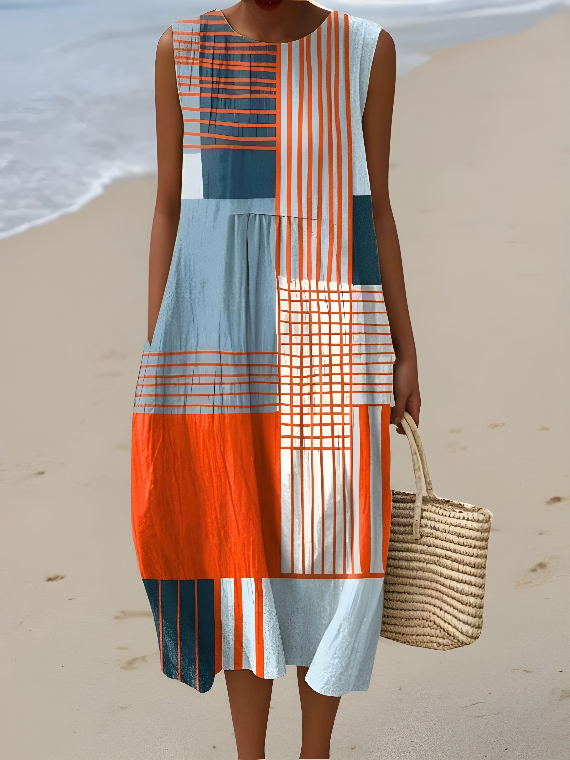 Kim™ Geometric Midi Dress