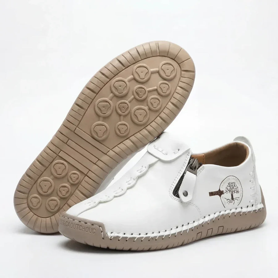 FONTAINE | Mocassins Orthopédiques Confort Zippés Élise