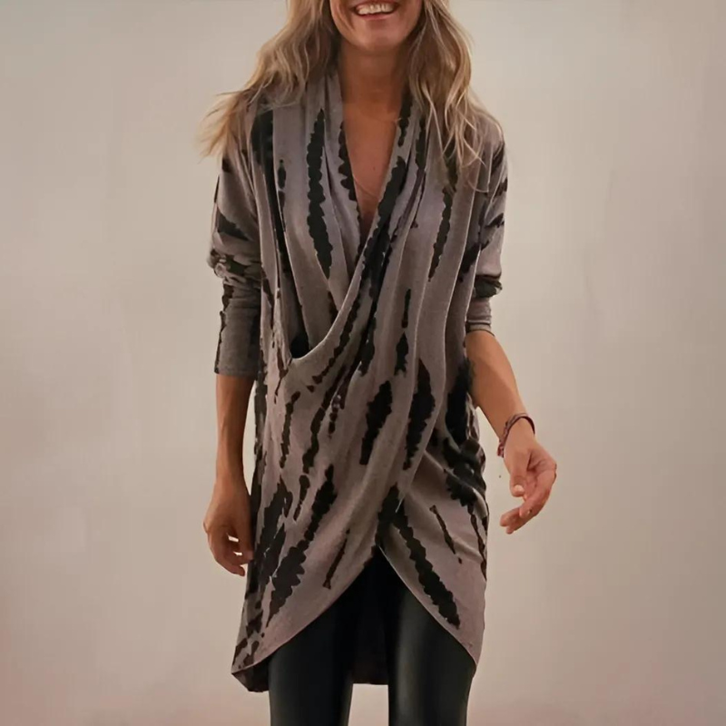 Ophelia™ Luxe V-Neck Tunic with Loose Fit