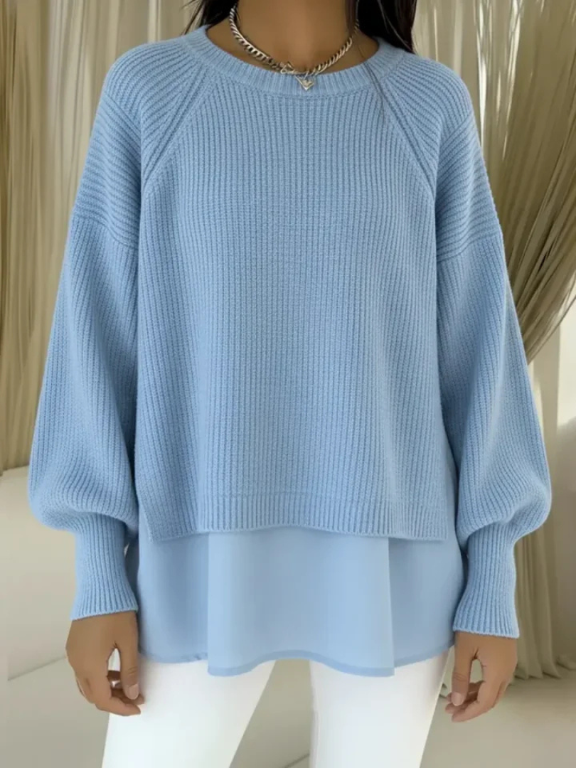 Capucine | Pull Effet Superposé