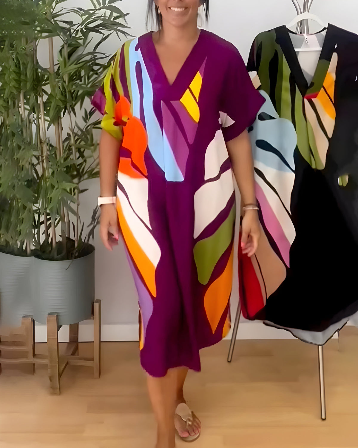Fontaine™ | Rianna – Robe à imprimé abstrait