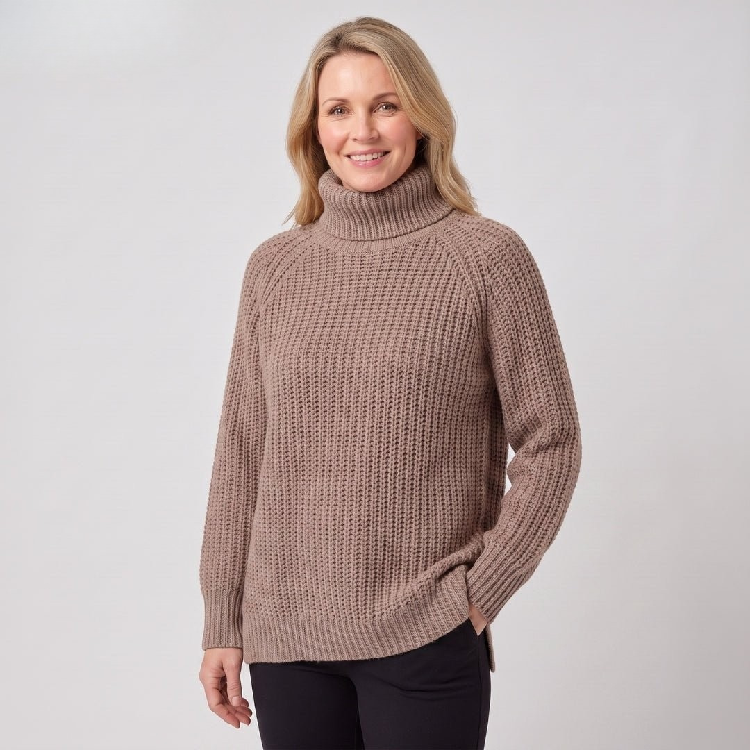 Emma™ Elegant Turtleneck Sweater