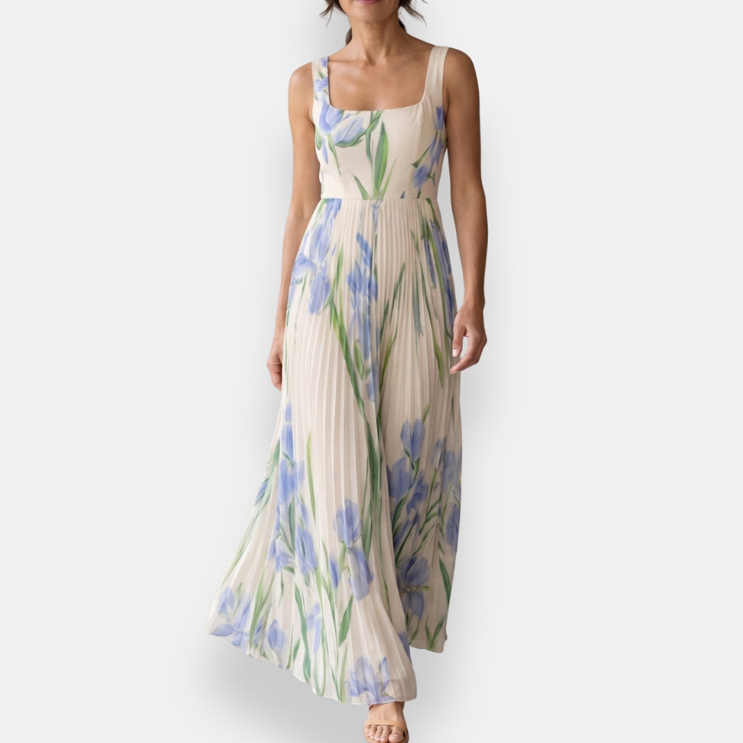 Fontaine™ | Robe longue plissée bustier