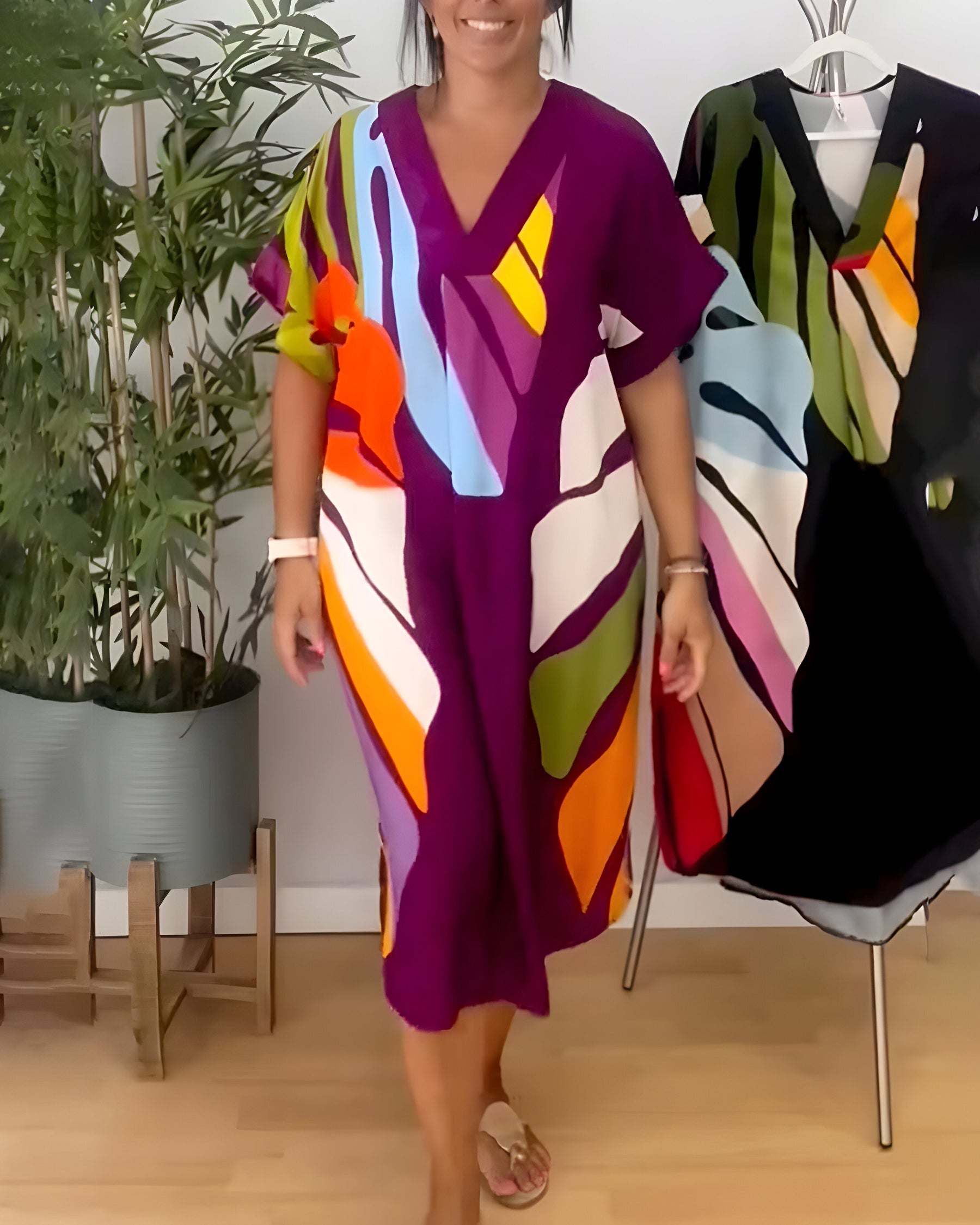 Fontaine™ | Rianna – Robe à imprimé abstrait