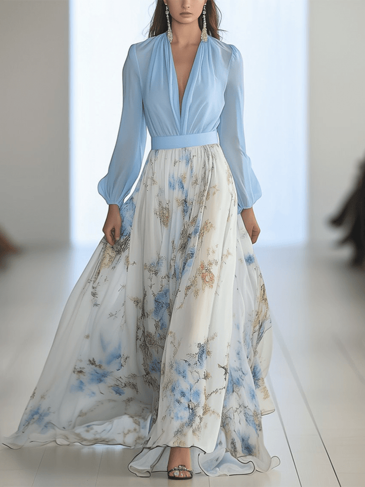 Katalina™ | Long Floral Printed Dress