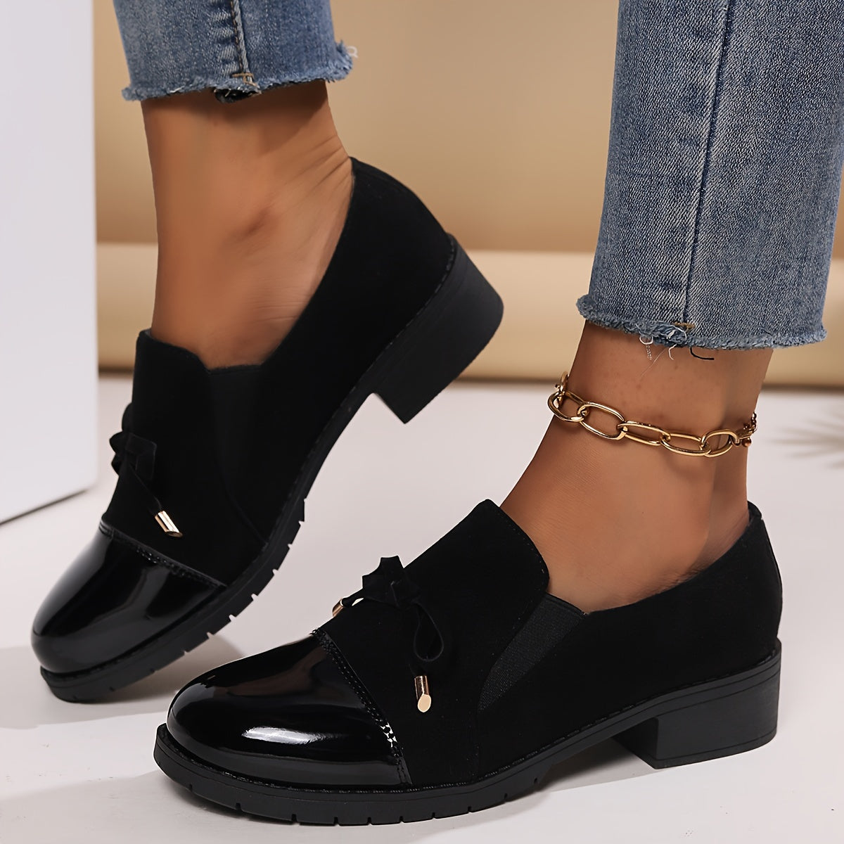 FONTAINE | Mocassins Confort Bout Verni Camille
