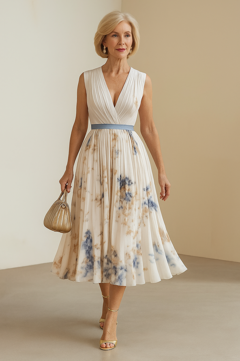 Lorelai™ | Elegant Pleated Maxi Dress