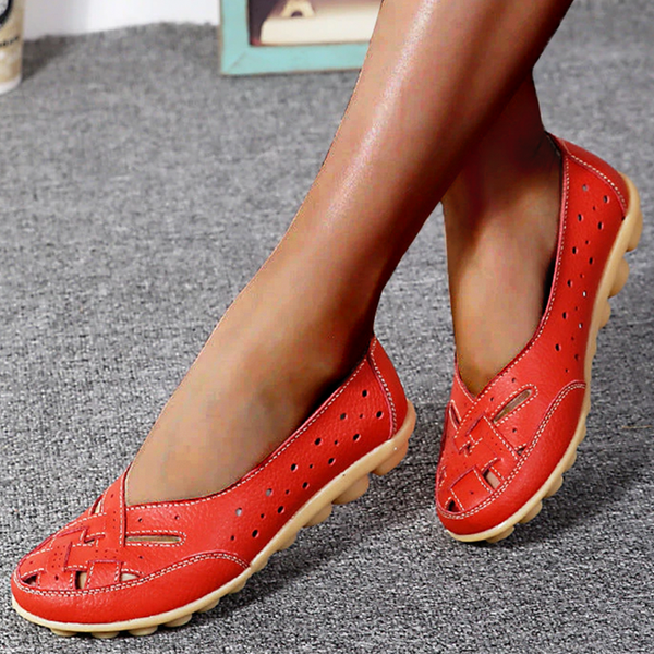 FONTAINE | Mocassins Élégants en Cuir Aéré