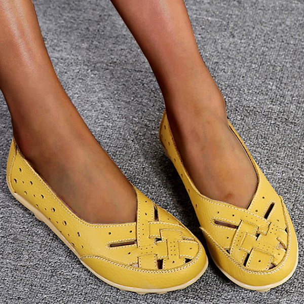 FONTAINE | Mocassins Élégants en Cuir Aéré