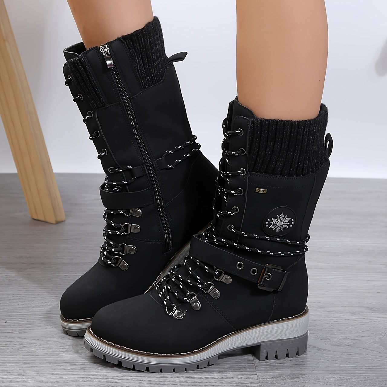 Ellie™ Non-Slip Mid-Calf Winter Boots
