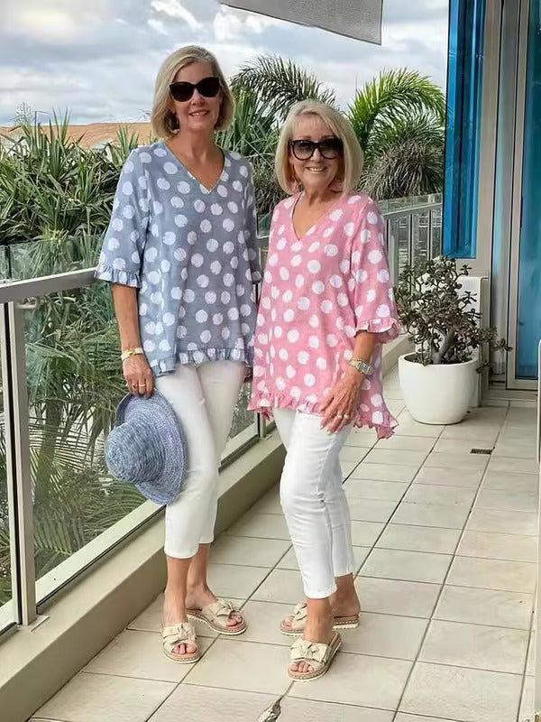 Weena™  Elegant V-Neck Blouse
