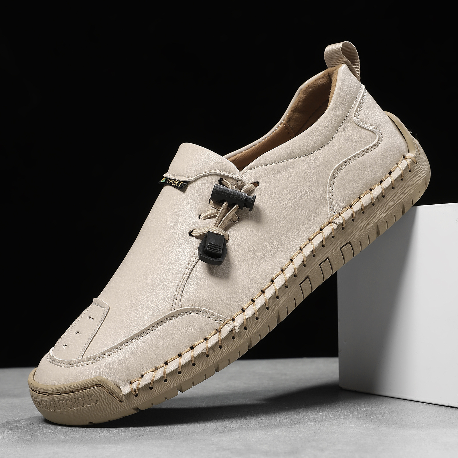 FONTAINE | Mocassins Confort Piqués Main Mathilde