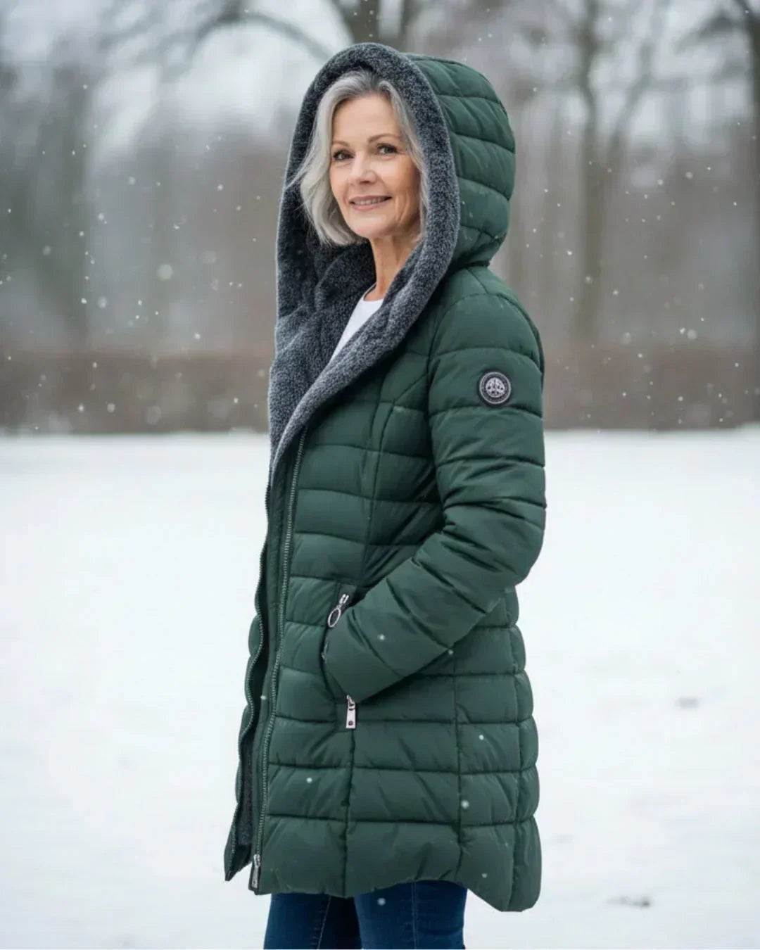 Georgina | Manteau d'Hiver Matelassé