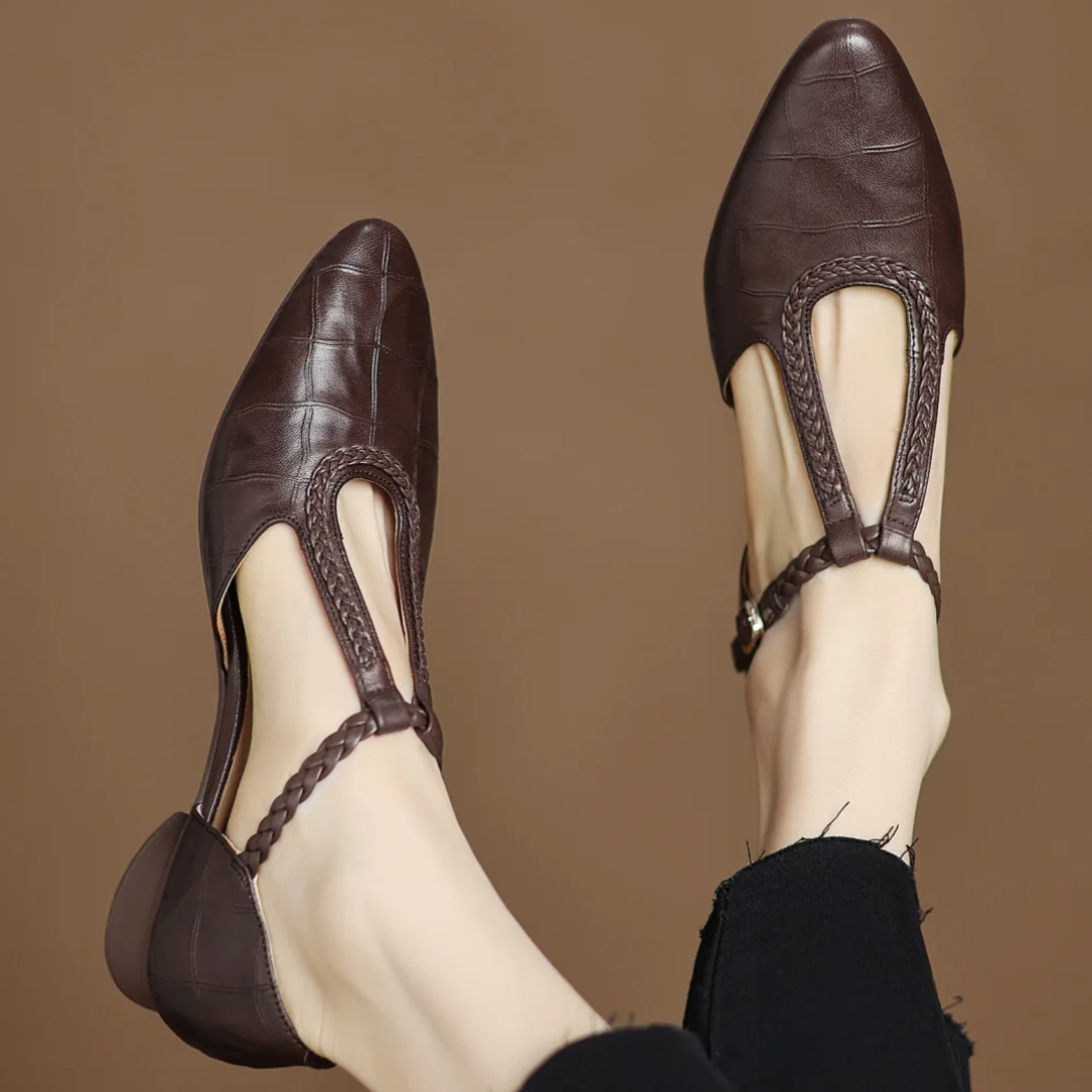 Braided Leather Shoes