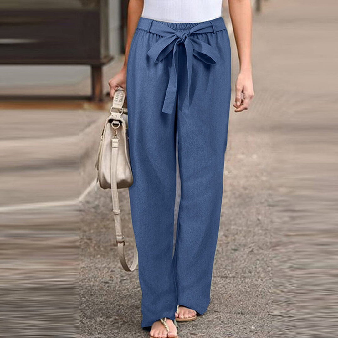 Fontaine™ | Camilla – Pantalon large élégant effet lin