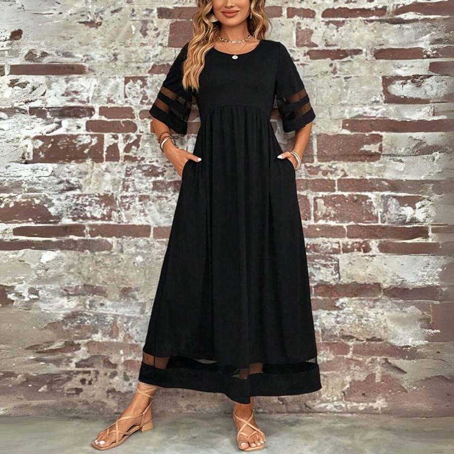 Fontaine™ | Aubrey – Robe midi gainante à effet ventre plat