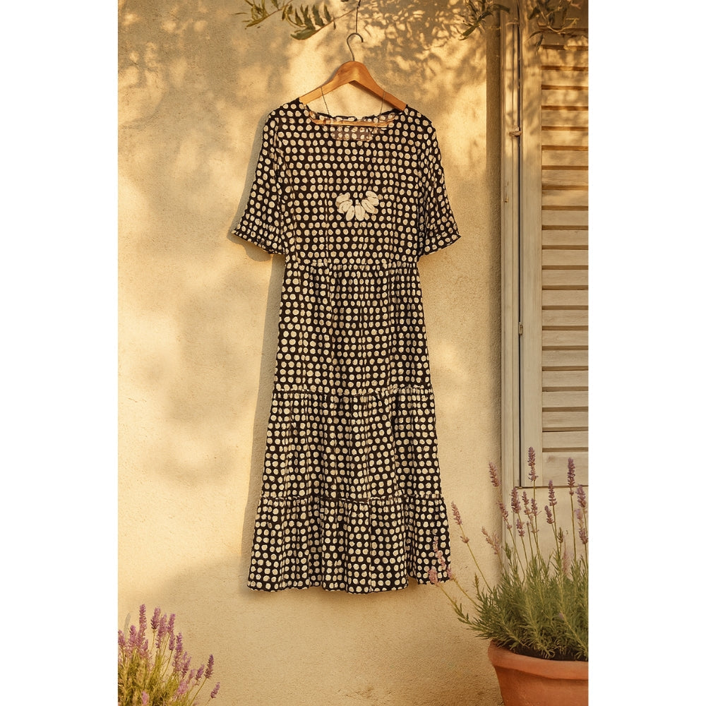 Nylah™ | Ruffle Sleeve Midi Dress