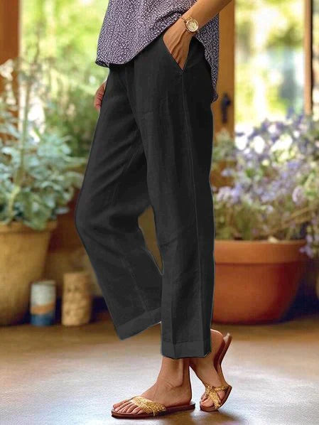 Fontaine™ | Dolce – Pantalon d'été fluide effet lin