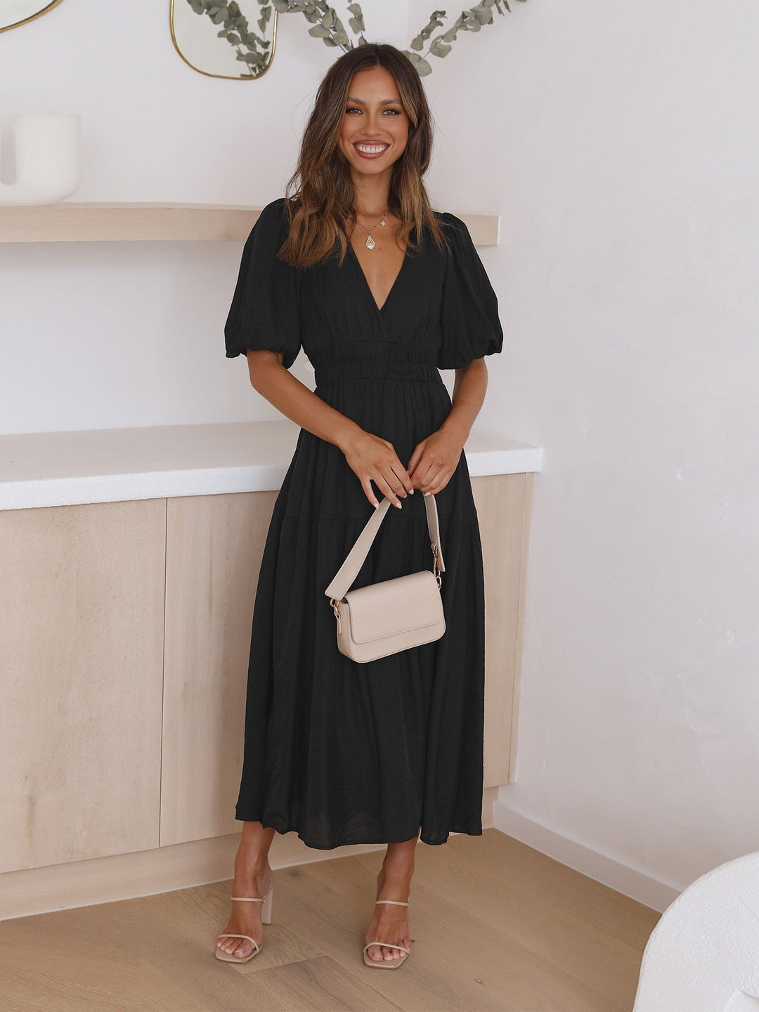 Alexandria™ | Puff Sleeves Dress