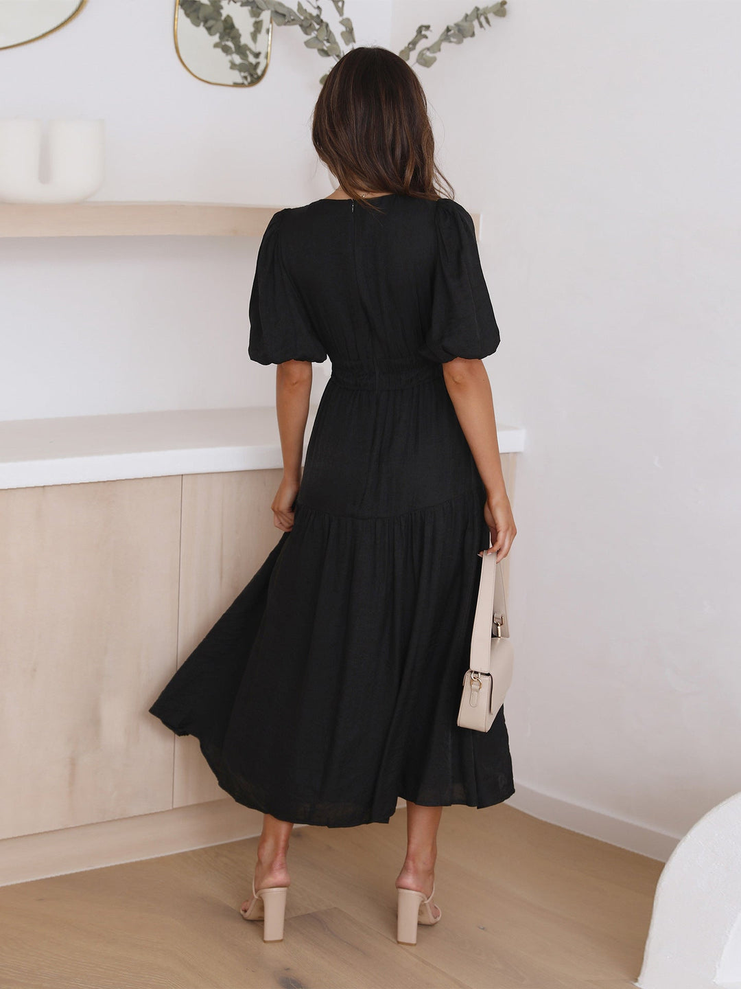 Alexandria™ | Puff Sleeves Dress