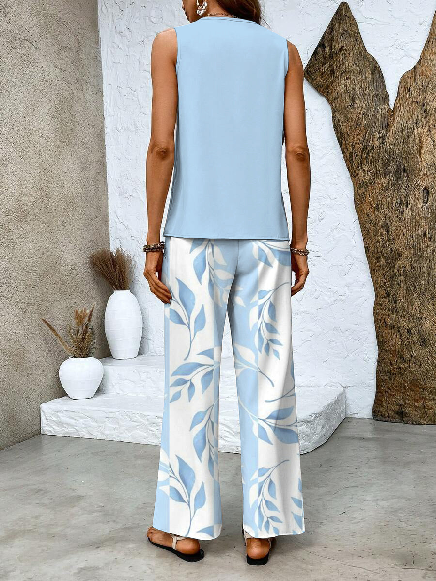 Abigail | Wide-Leg Trousers Two-Piece Set