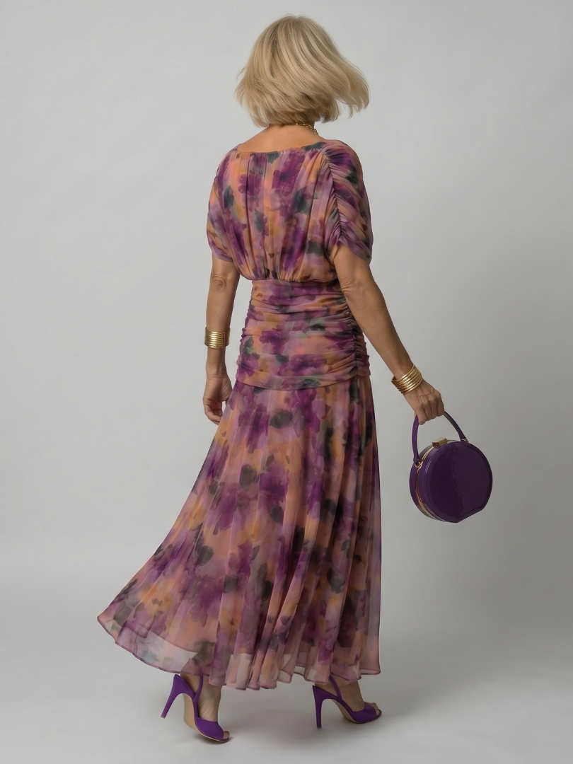 Calen | Off-Shoulder Flowy Midi Dress