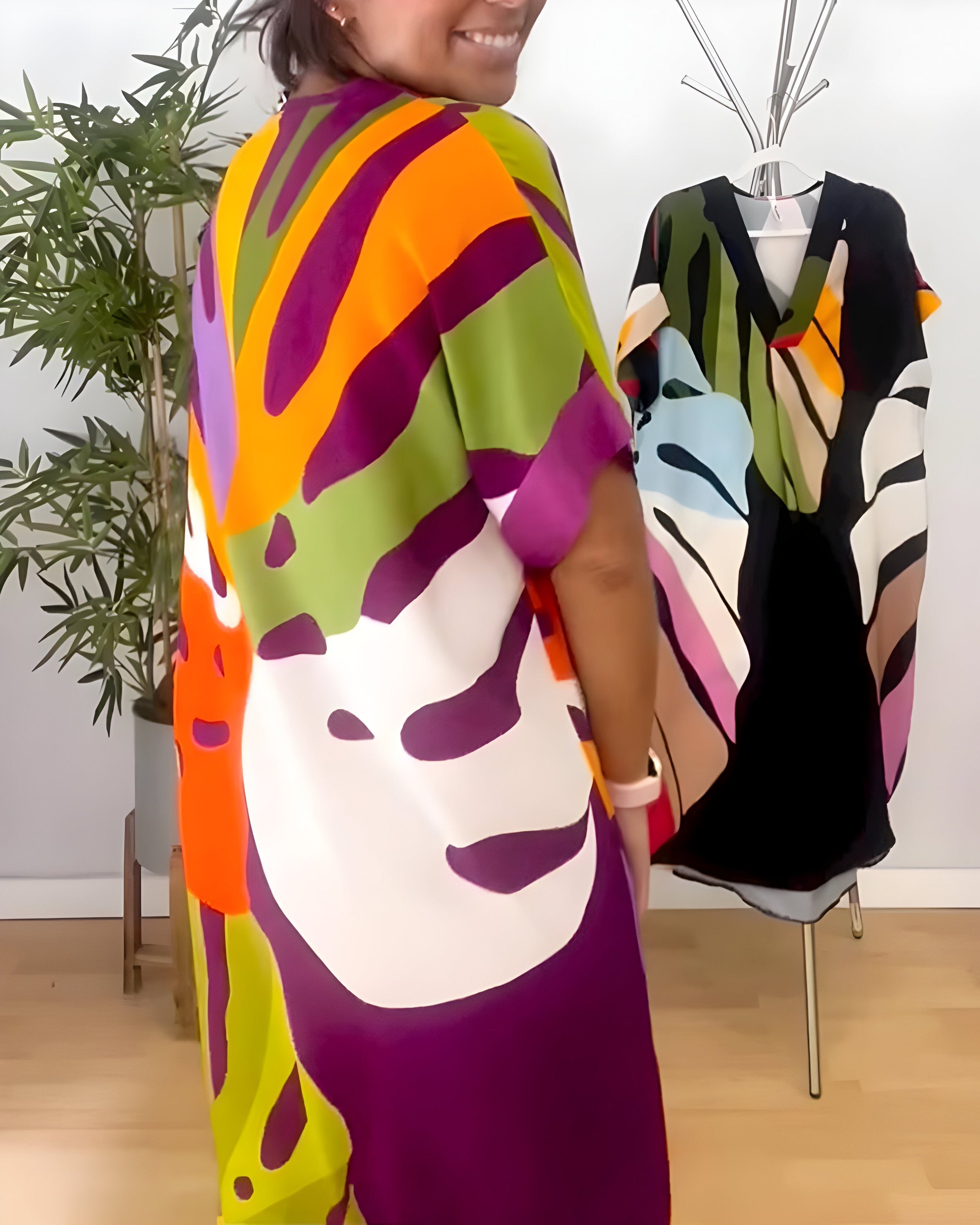 Fontaine™ | Rianna – Robe à imprimé abstrait