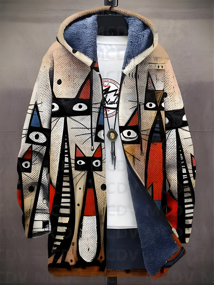 Asher™ - Luxurious Art-Inspired Zip-Up Hoodie