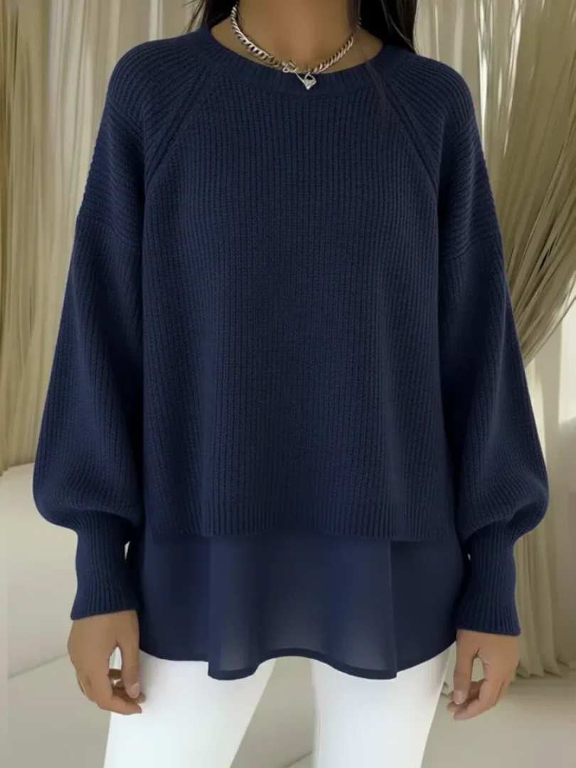 Capucine | Pull Effet Superposé