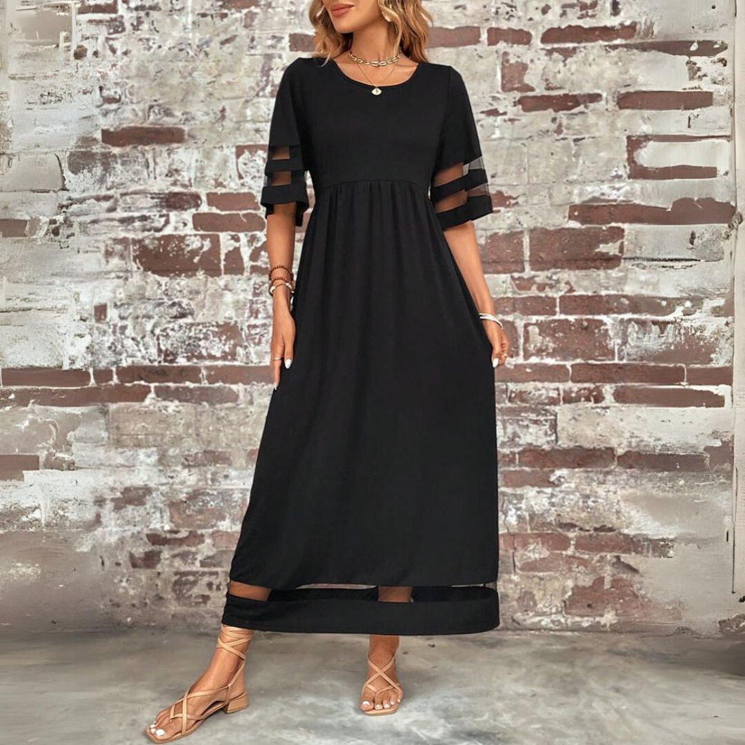 Fontaine™ | Aubrey – Robe midi gainante à effet ventre plat