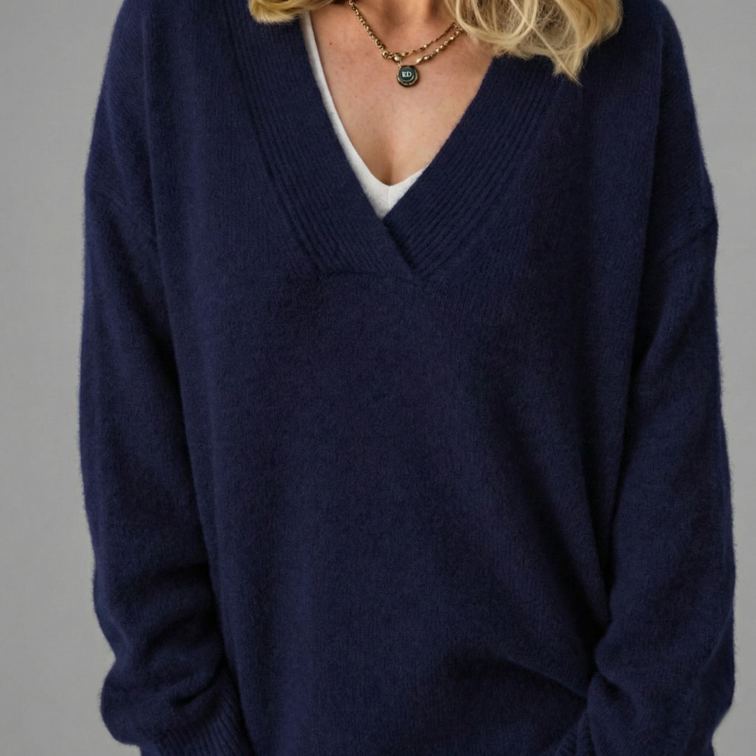 V-Neck Cashmere Jumper